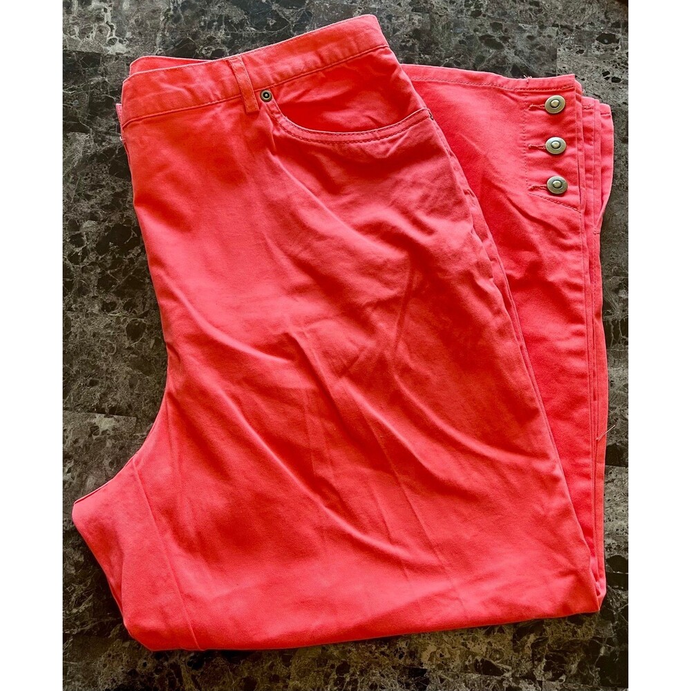 NWT Ruby Rd. Favorites Women's Capri Pants Papaya Size 14